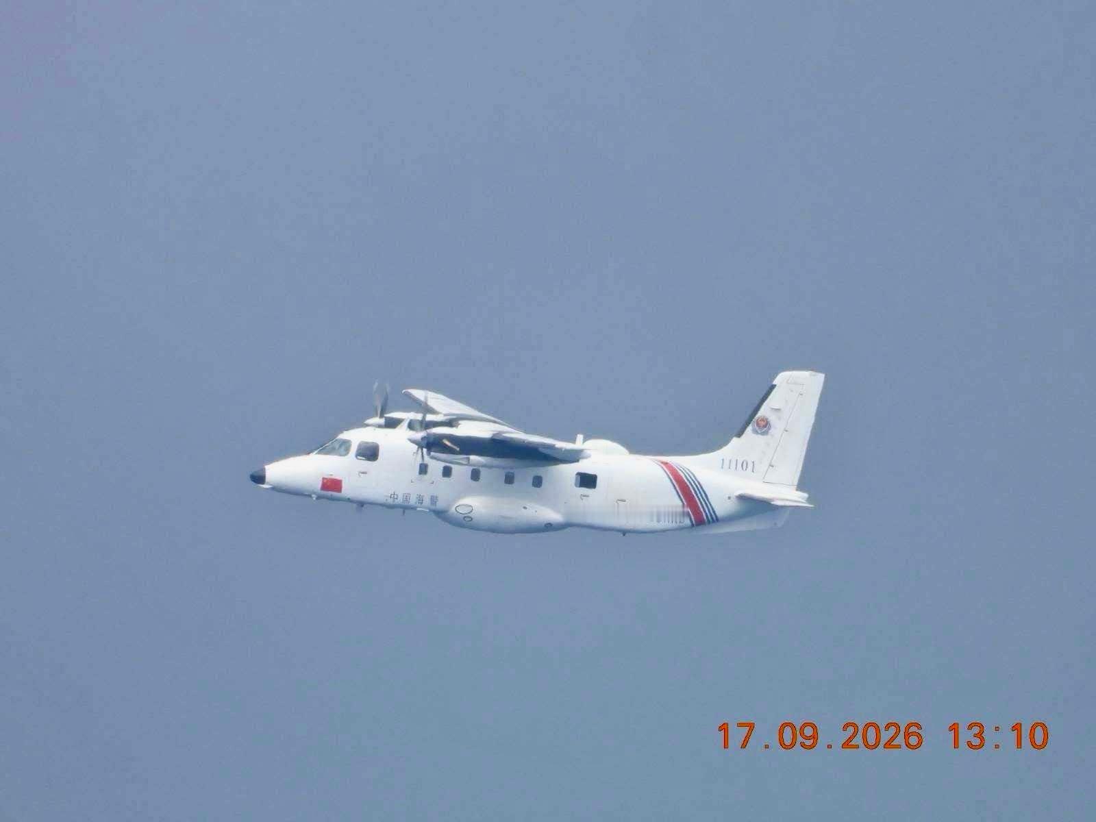 海警Y-12F巡逻机在南海维权一线​​​