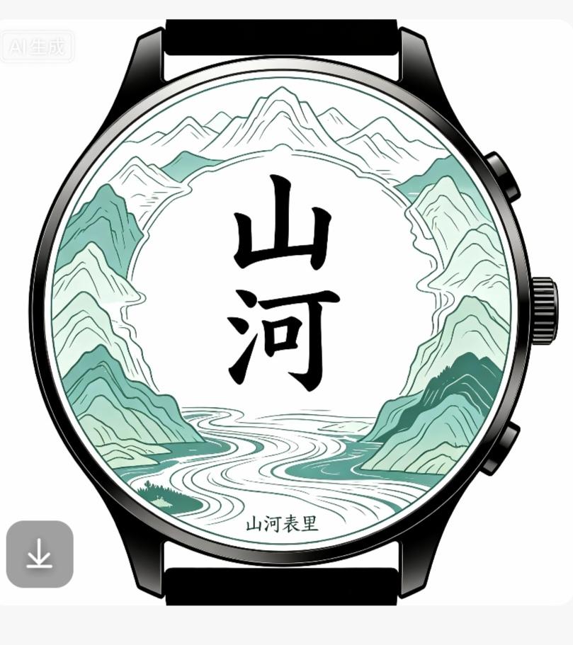 图中画面太美啦；手表一块真够派；表中图文并茂美；猜个四字成语来。
