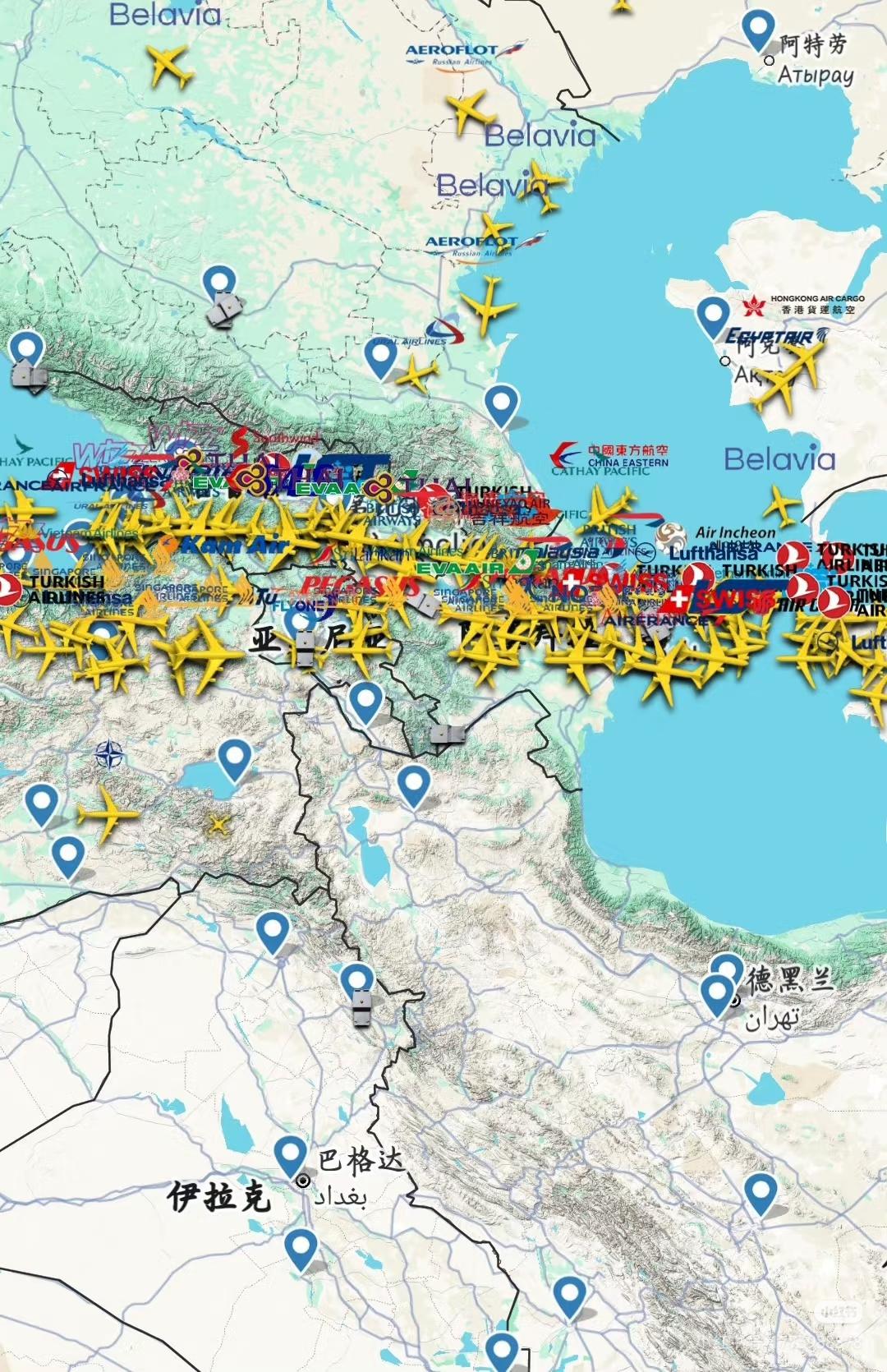 上面的俄航好自在[笑着哭]