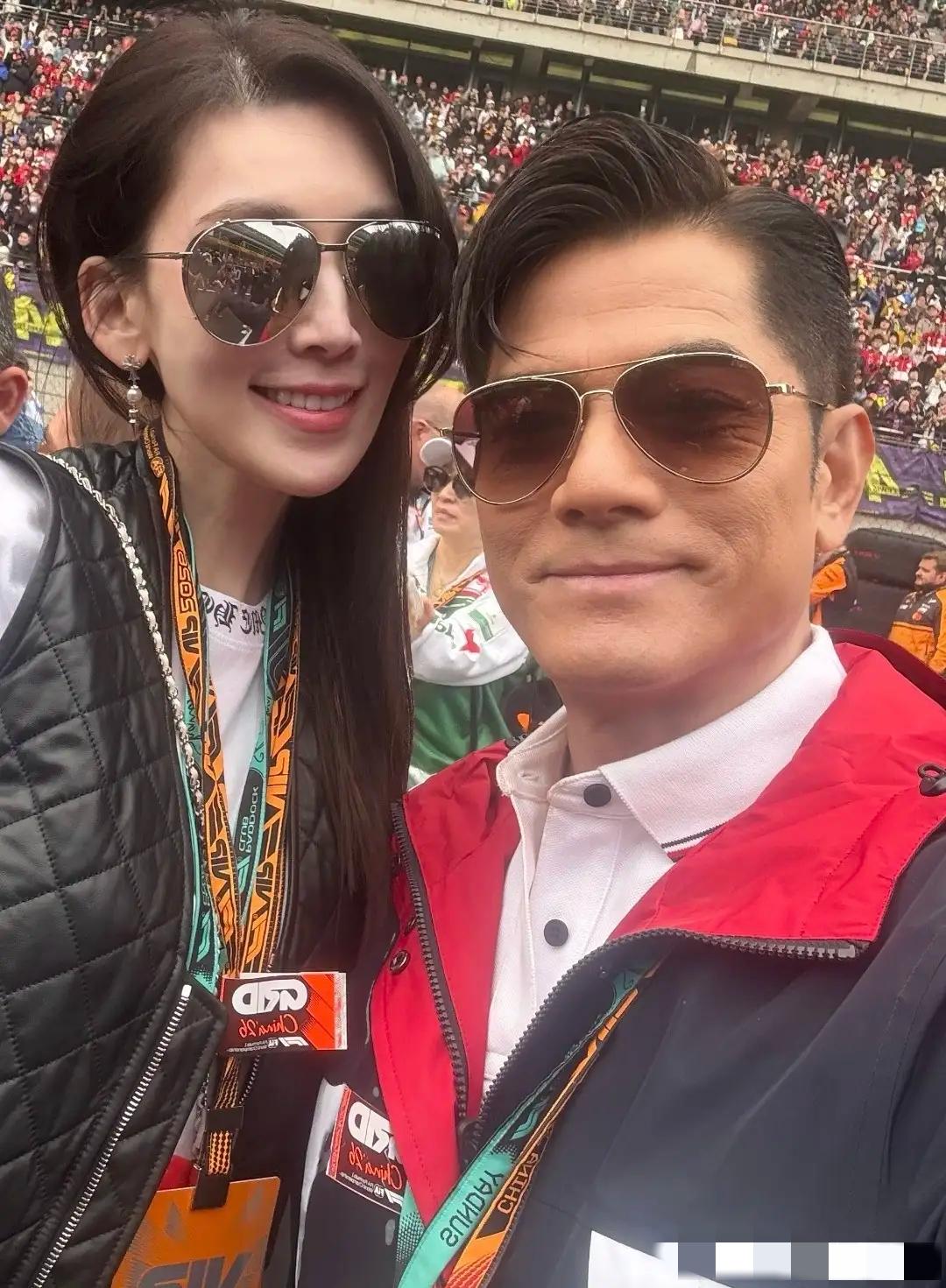 林志颖老婆晒照，把60岁郭富城的满脸沧桑曝光了：粗糙松弛的皮肤，明显的抬头纹，深