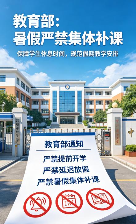 《暑假补课禁令年年发，为啥年年还有人顶风作案？》暑假还没正式开始，有些学校的