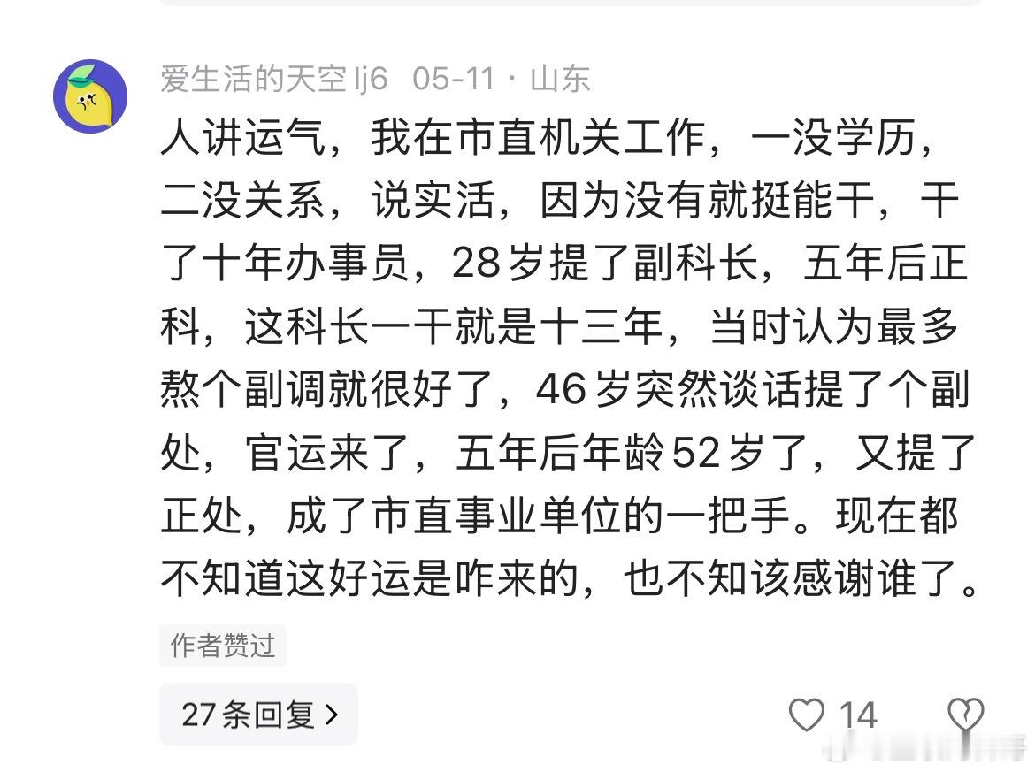 真炸裂！这就是体制内普通人的晋升之路！没学历没后台，就因为能干，最后干到正处了！