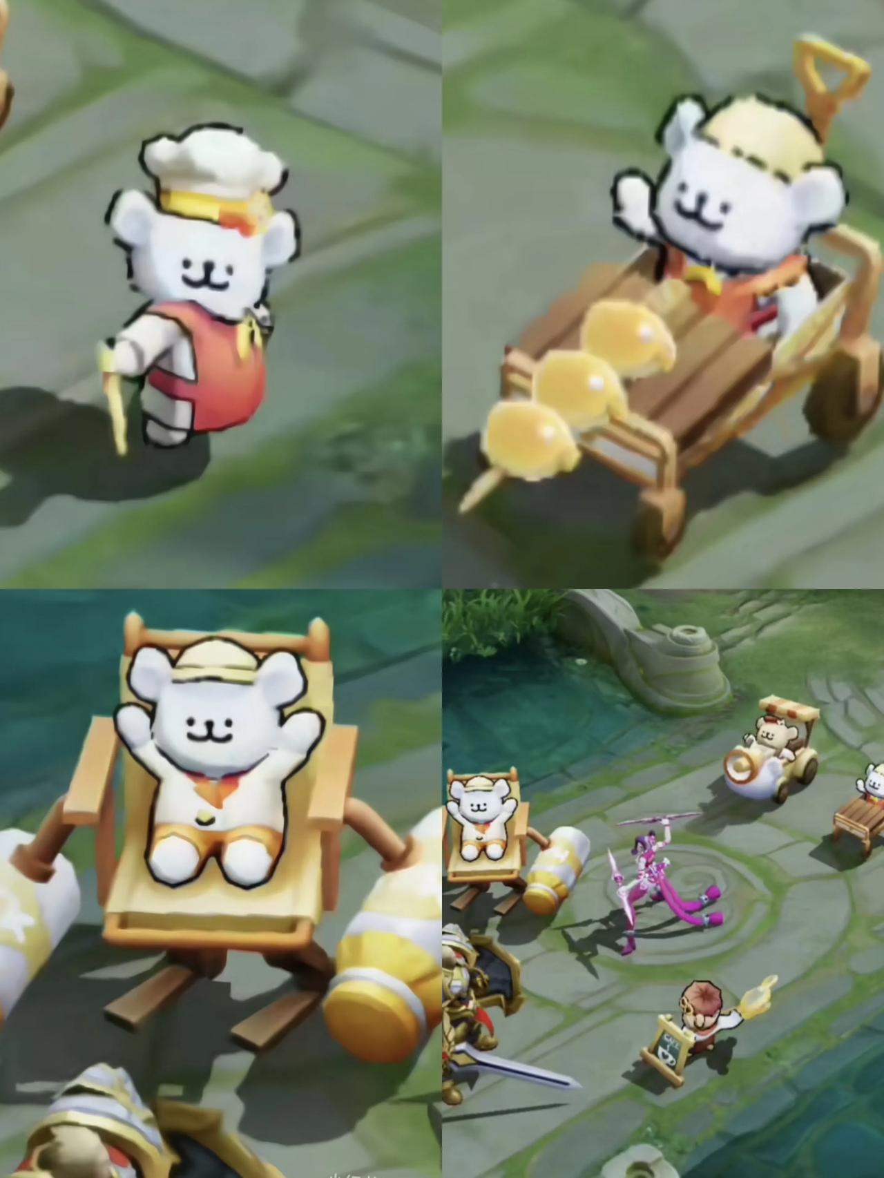 打起架来像在投喂！王者线条小狗这么抽象嘛我服了王者荣耀你整个联动怎么把小白