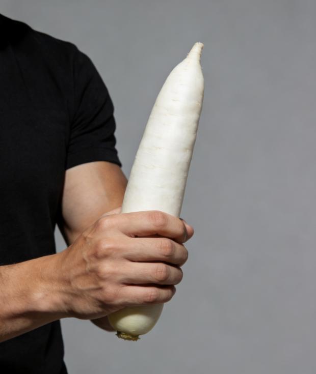 救命！我晚上实在是难受了，一时冲动竟然把萝卜塞进了肛门，现在肚子胀得像个皮球，痛