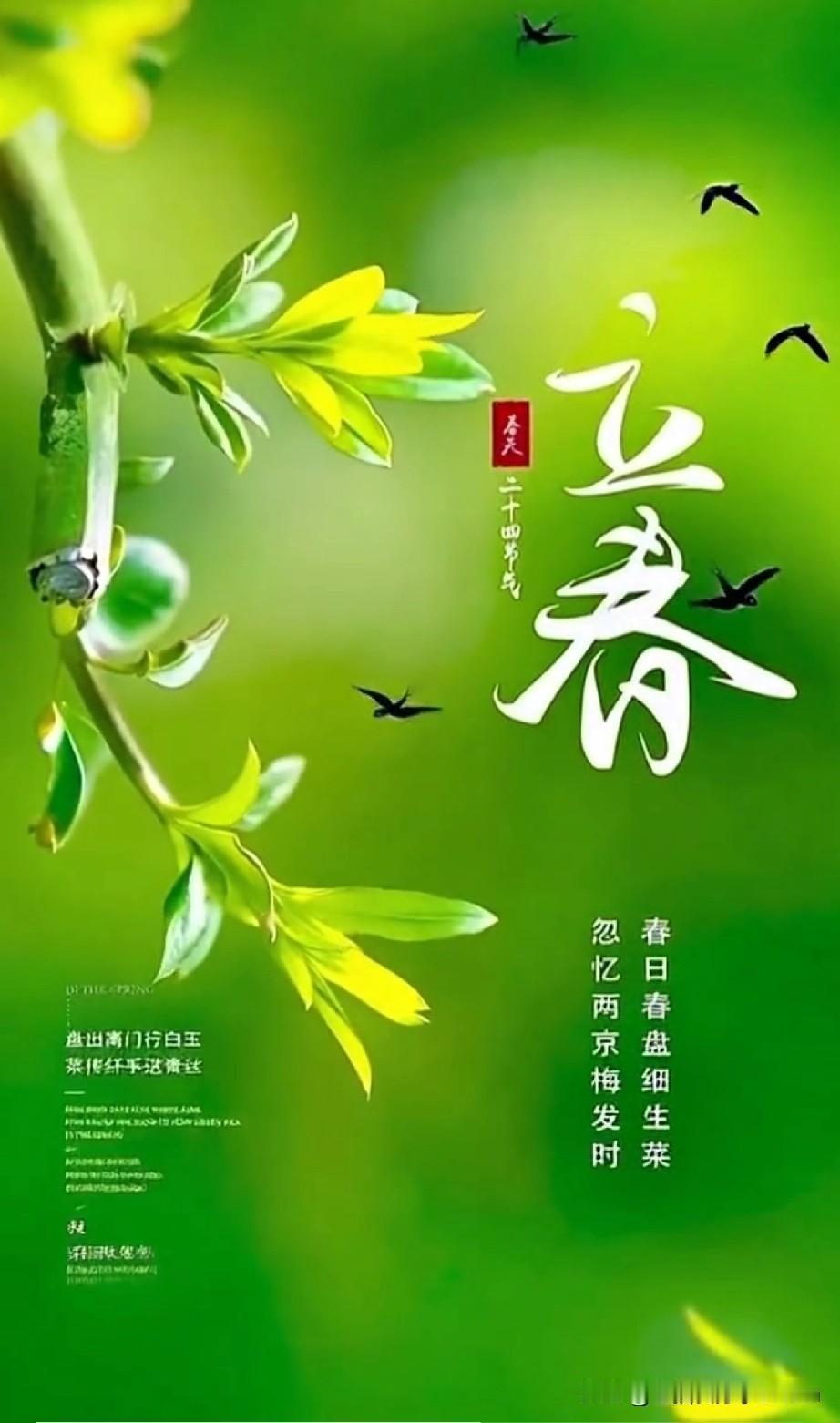 今天立春啦！作为24节气之首，春喜万物，万象更新！老辈人传下来的立春“4大