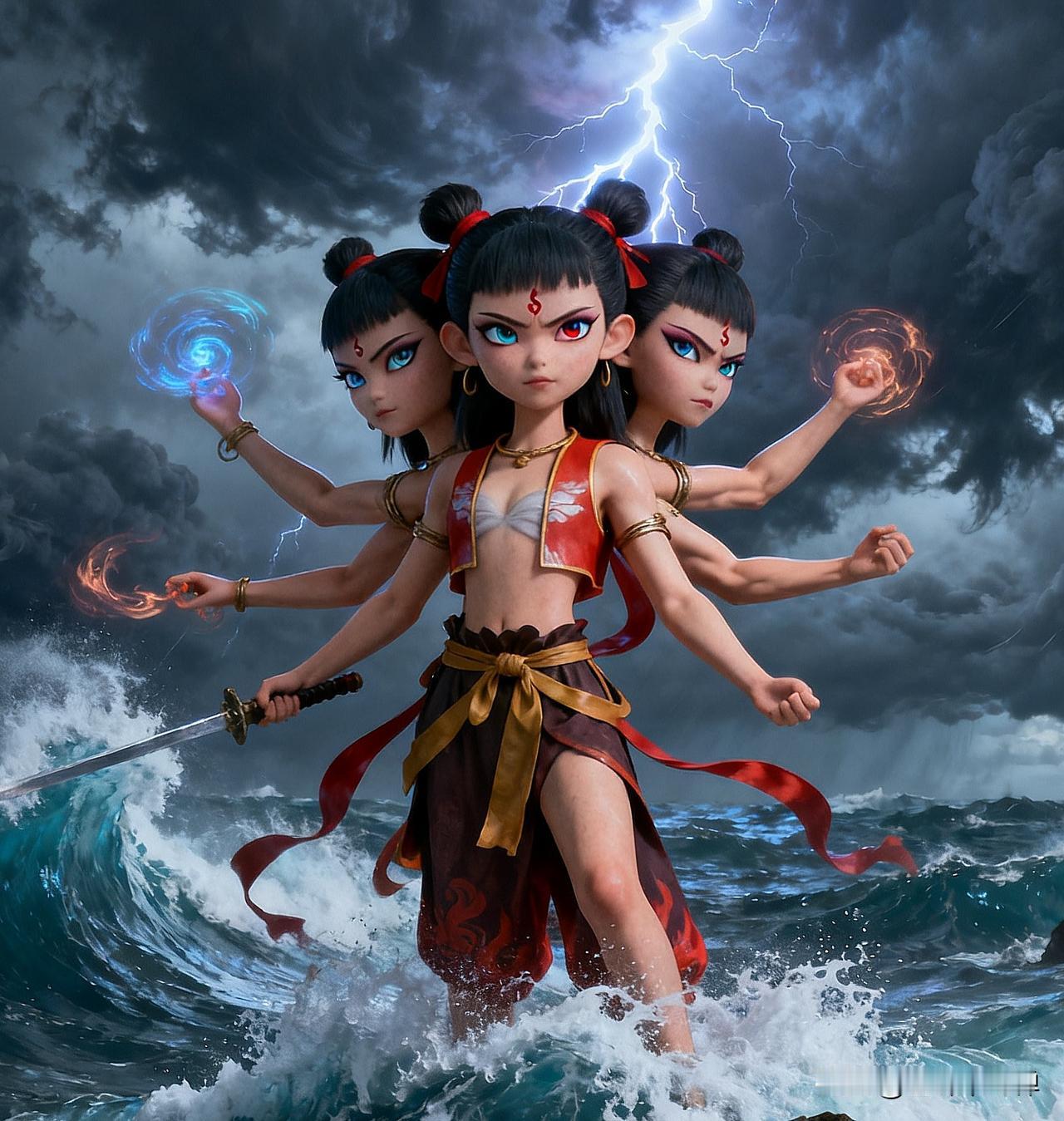 关于哪吒有两大疑团：第一：李靖只是陈塘关的总兵，说破天也就是个地方官，连王爷都算