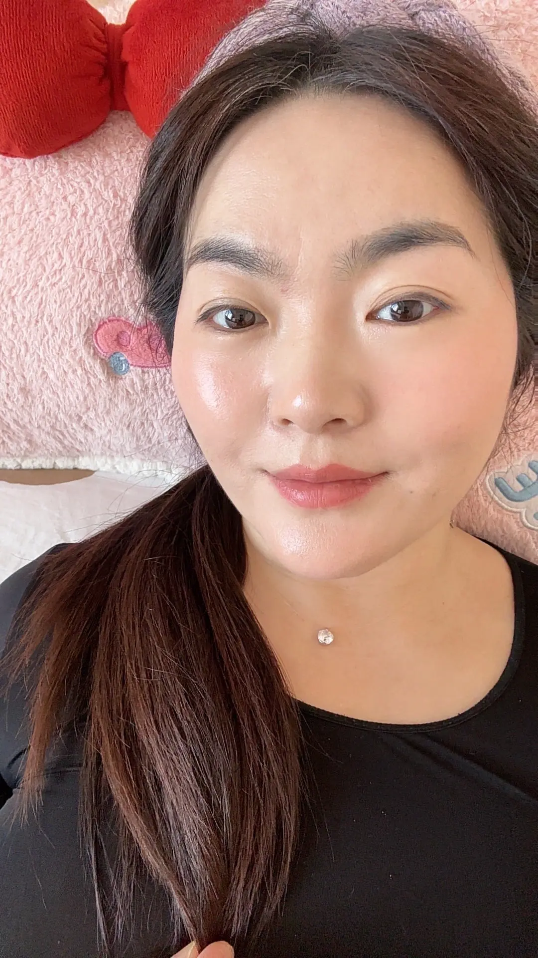 娘仨合拍。今天很开心…