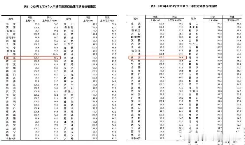 2025年1月，南京房价以0.7%的涨幅再次登上全国70个大中城市榜首。南京这次