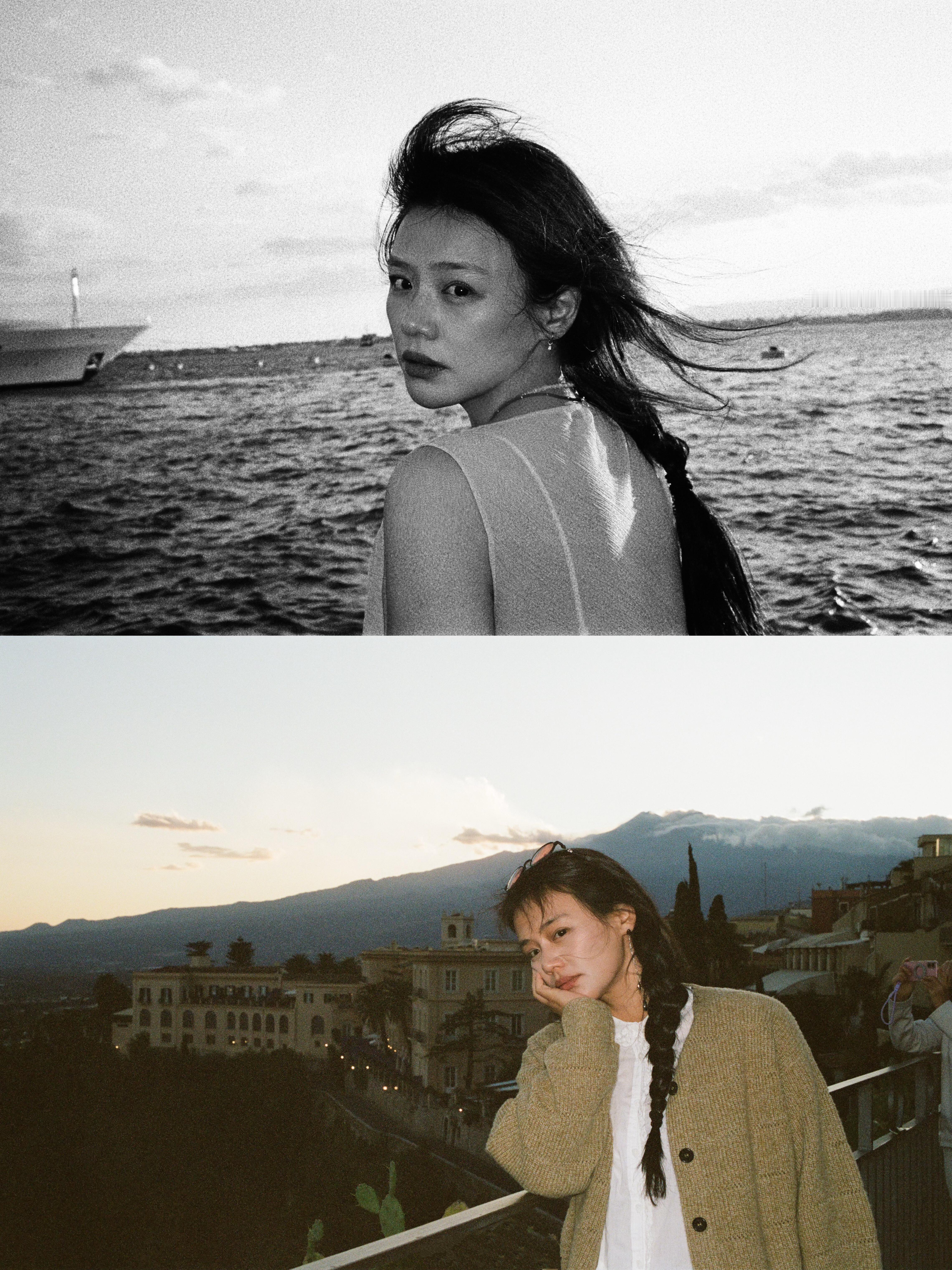 白月光归来的杀伤力，马思纯西西里游记～住在我青春里疼痛文学白月光🌛～