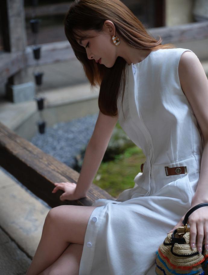 文咏珊刘海造型美成啥了谁被文咏珊的造型惊艳到！景德镇陶溪川活动现场，斜刘海完美修