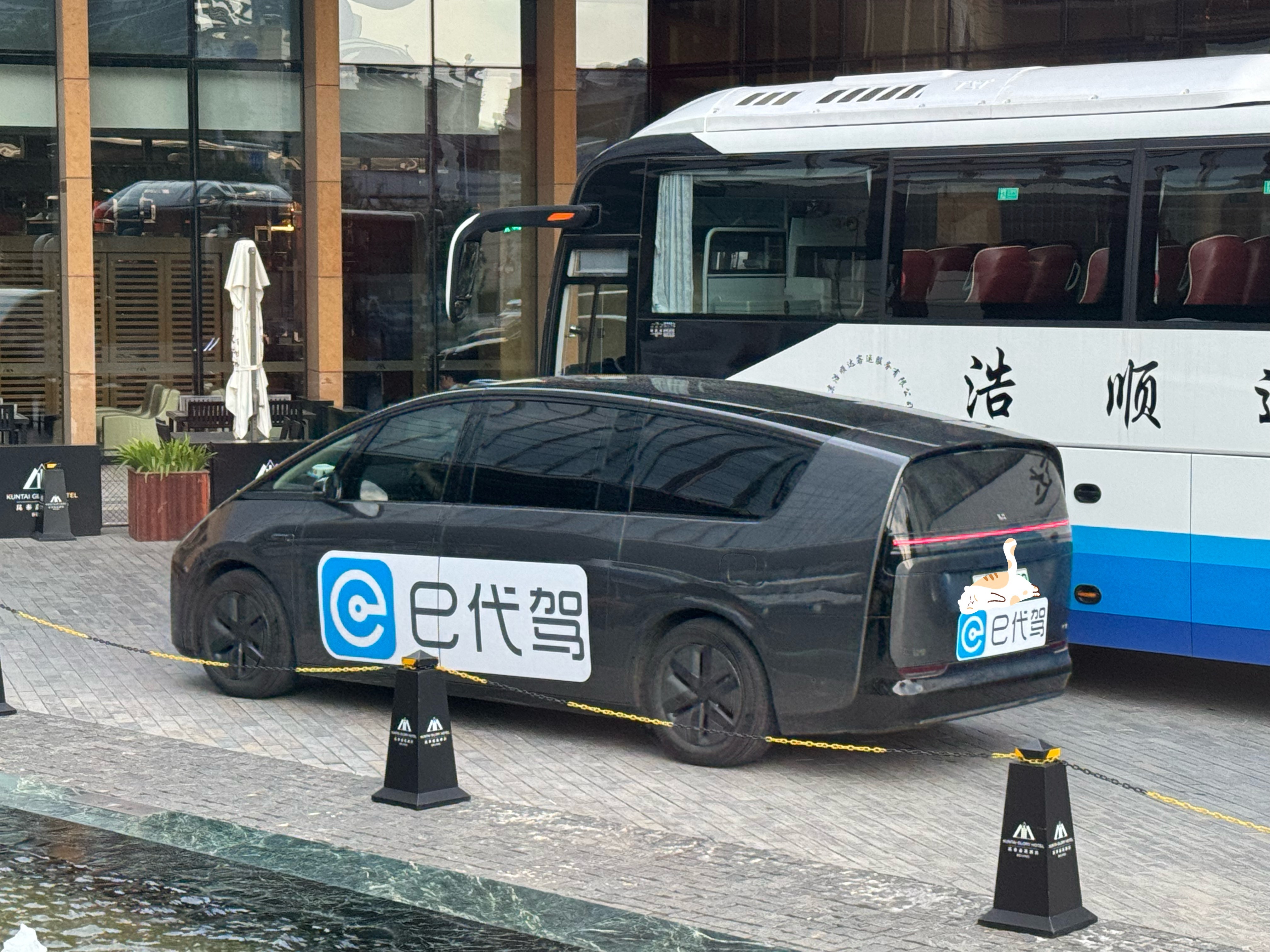 这是贴纸还是真代驾？不过北京MEGA可真的多，白色好看。​​​