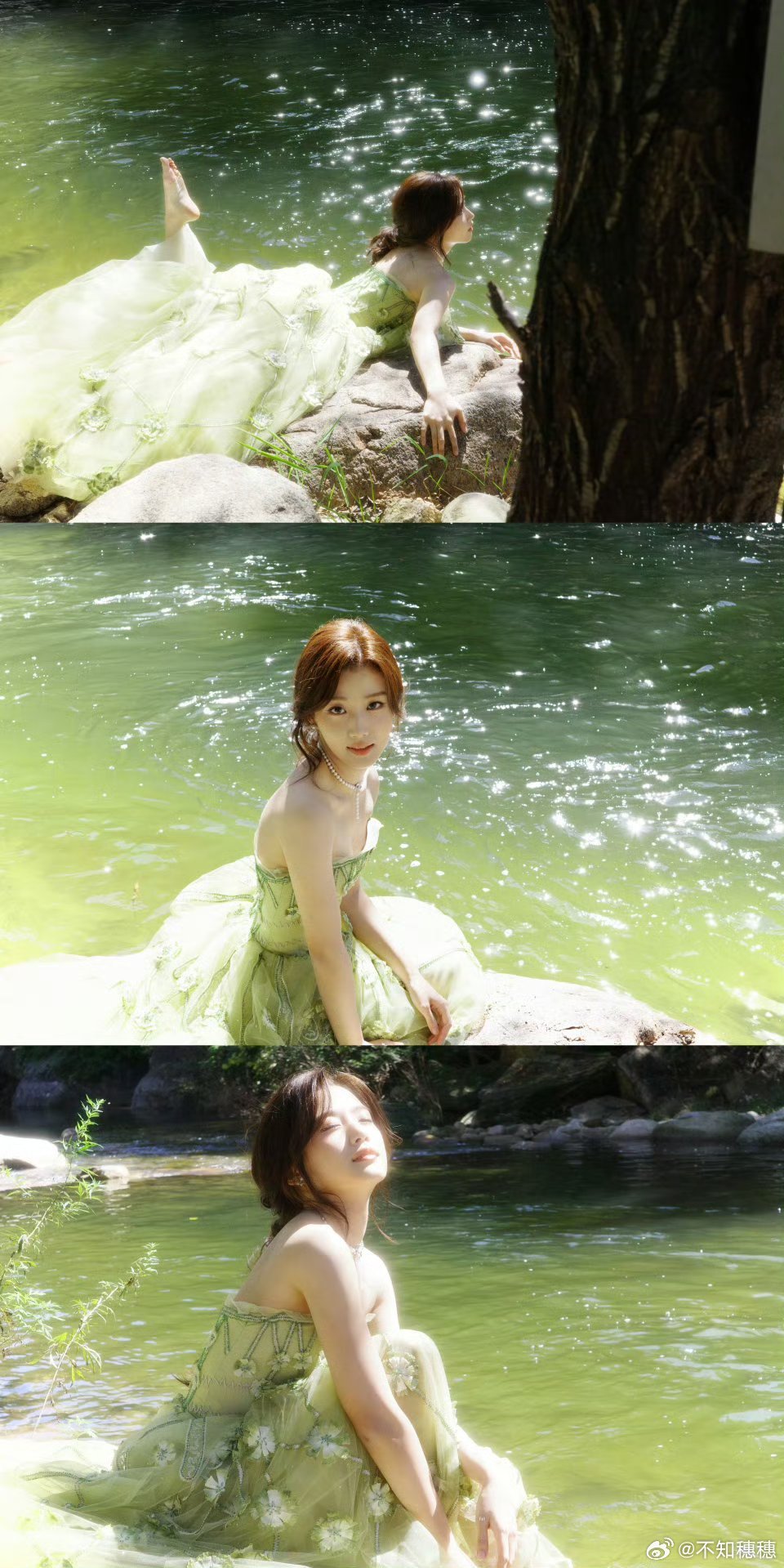这是什么美神降临感觉卢昱晓就这样轻而易举美出天际🤩​​​