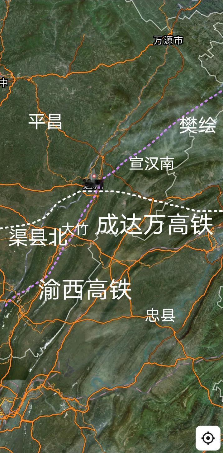 正在建设，达州的高铁建设虽然比川南的宜宾和资阳等地晚了点但还是最后的赢家，时速3