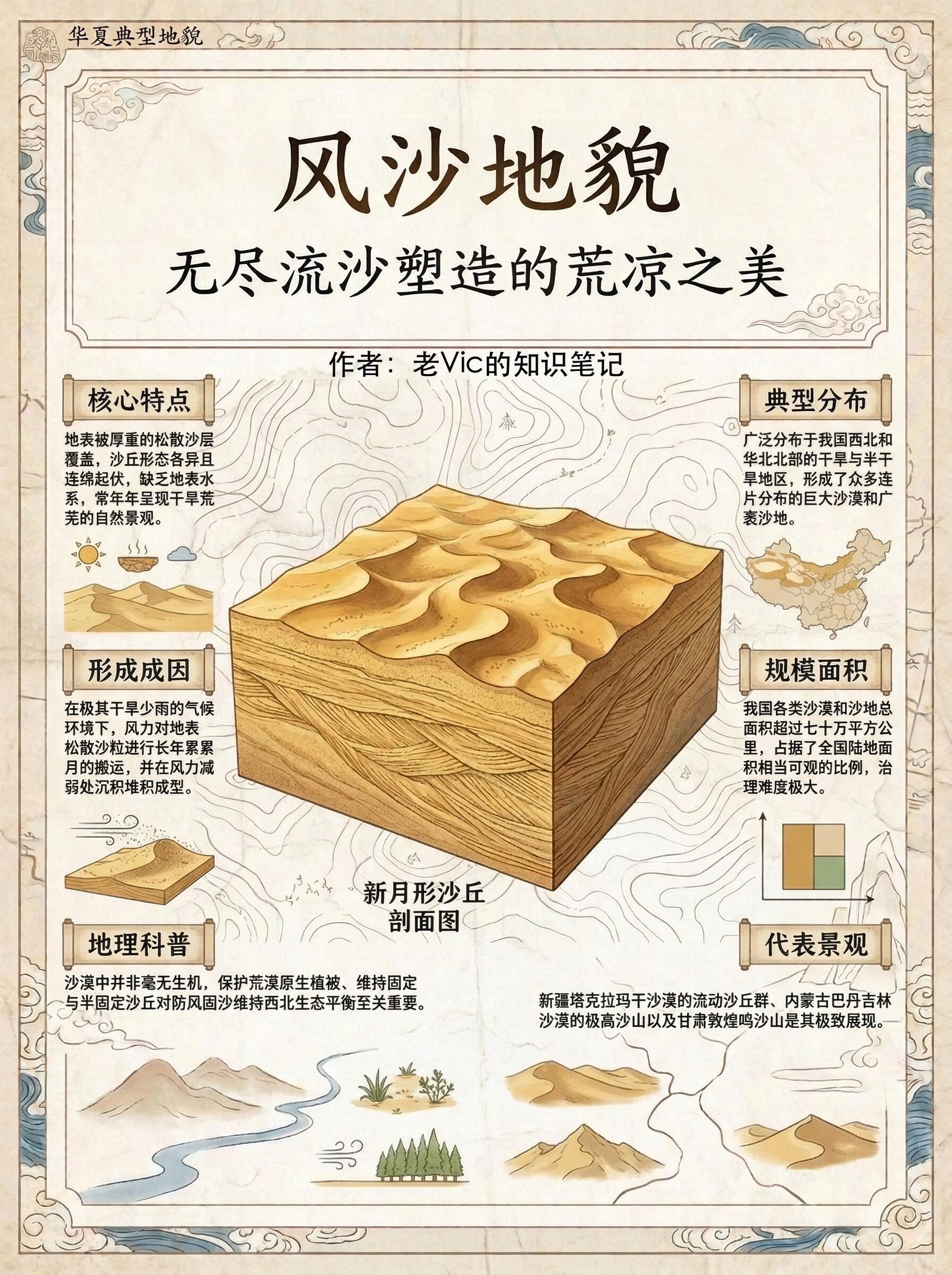 中国的八大典型地貌，一篇认清。山河壮观，背后都有各自的地貌名字