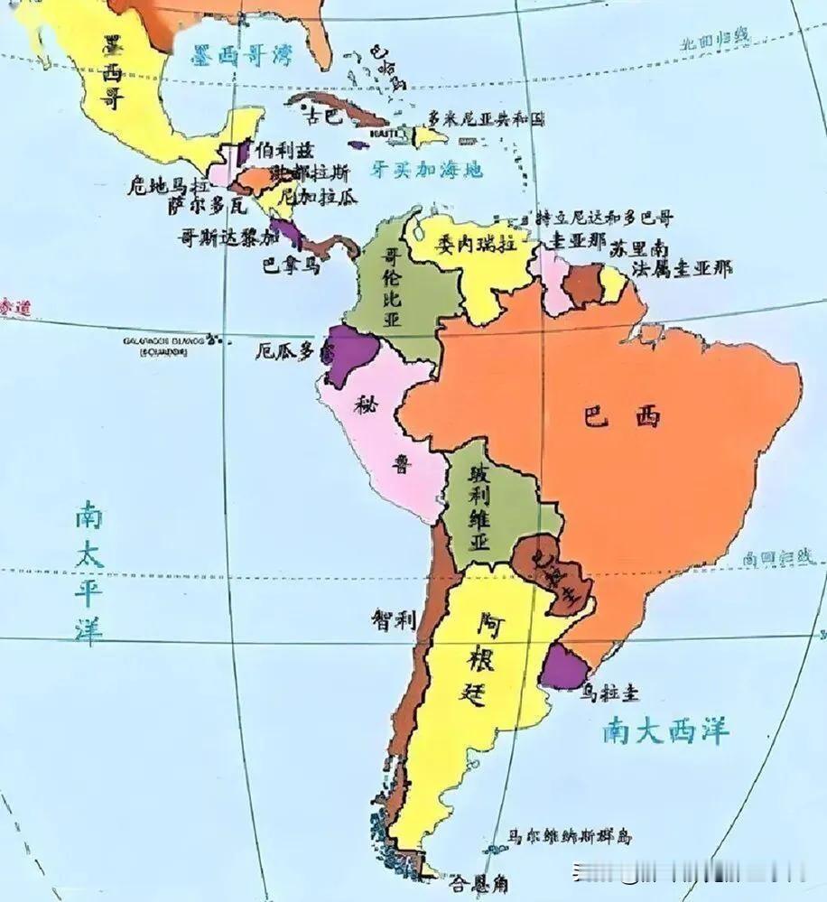 拉美大区有一个算一个，能打的一个没有...门罗主义的含金量..承平日久，很少