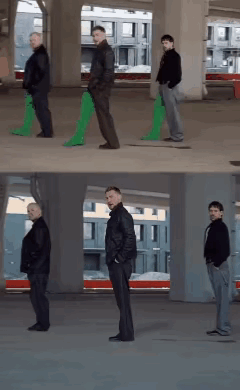 这个动作既然是这样拍的。