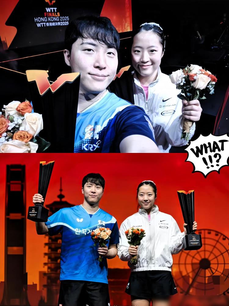 真是球品见人品！林钟勋和申裕斌夺冠后的表情，再一次证明韩国这对选手的人品