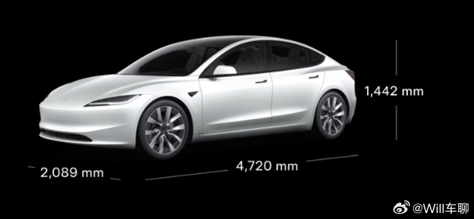 今天浏览特斯拉的官网，看model3的数据。发现车的宽度咋标的是2089mm，印