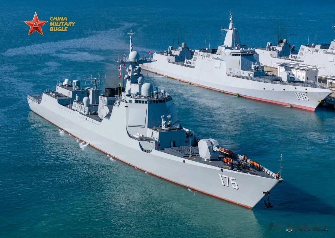地表最强驱护舰队，没有之一4艘055，8艘052C/D防空半径超400公里