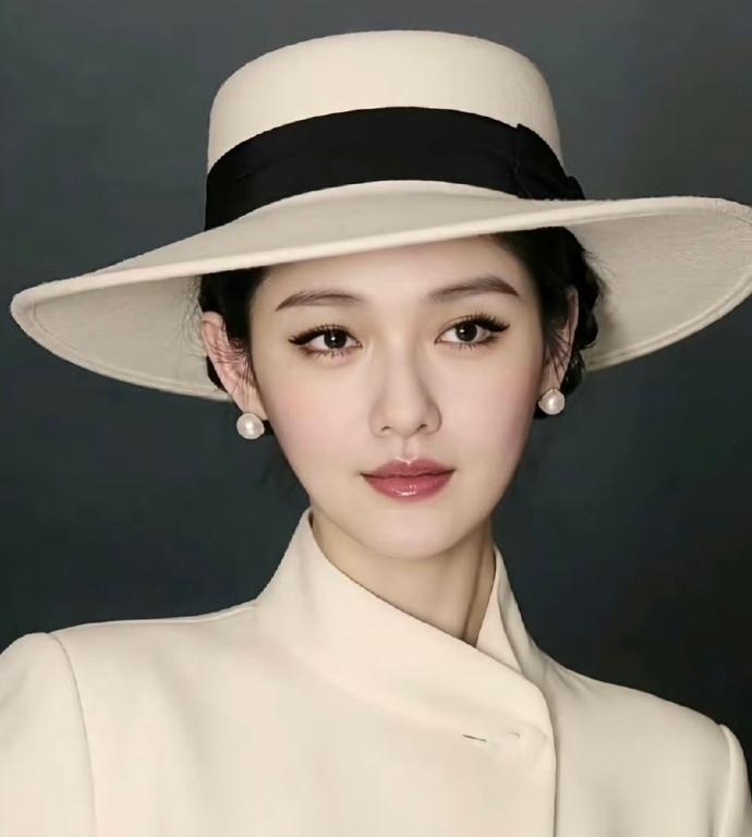 这张照片真的太美了，完全能演琼瑶女主剧了，她五官本就精致，再配上这个恰到好处的妆