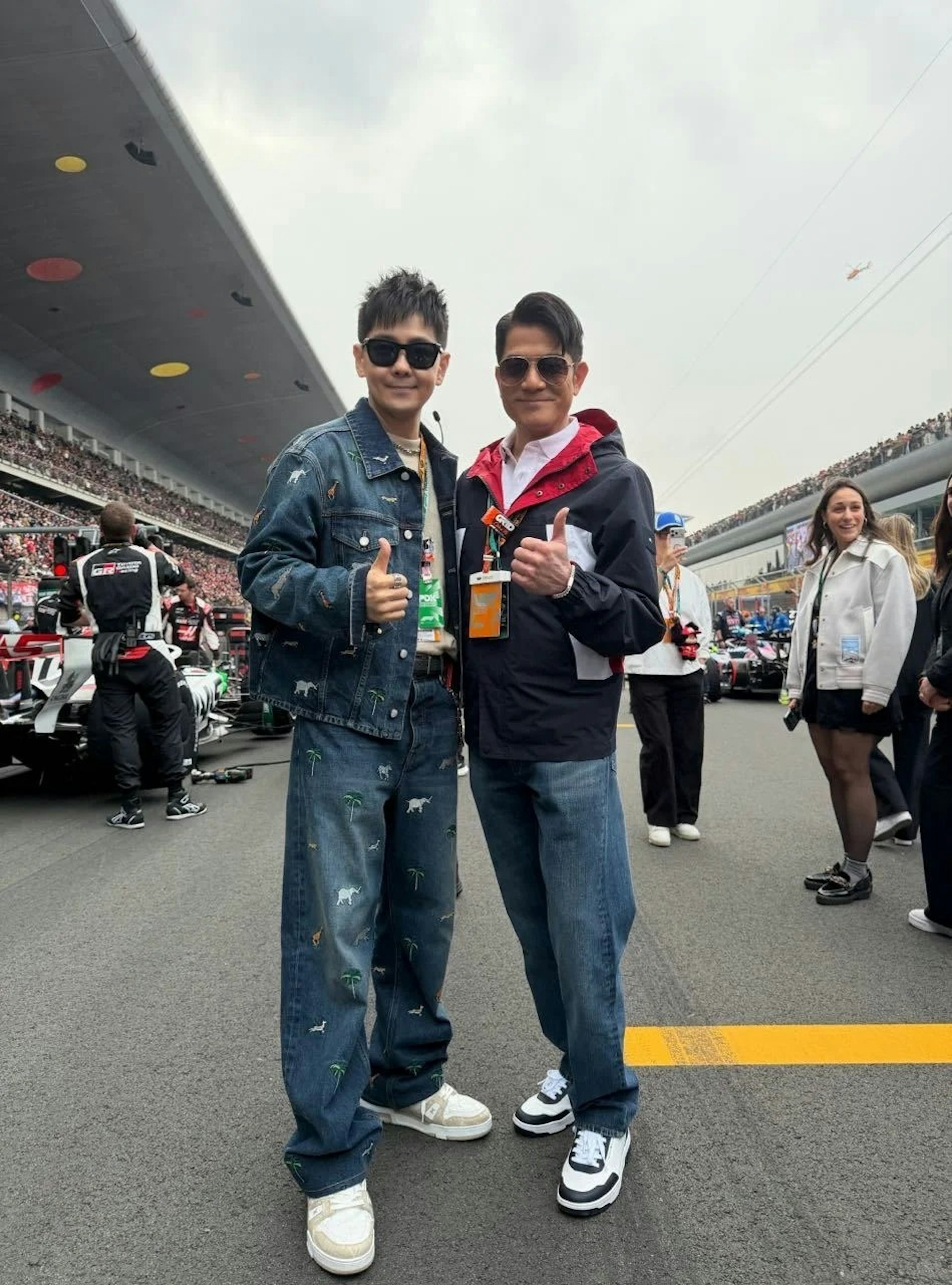 郭富城和林志颖，两大不老男神。