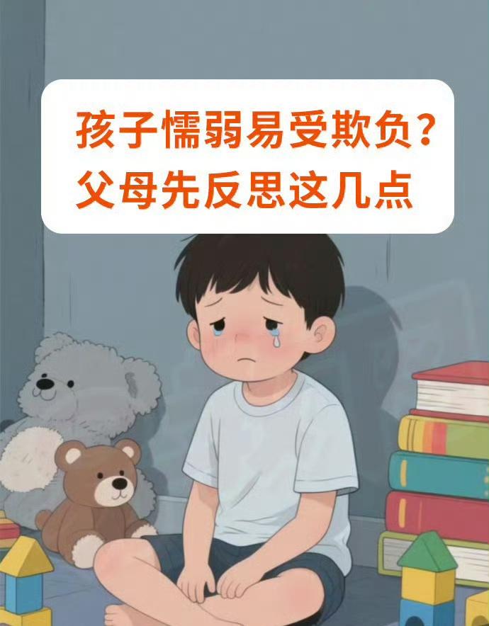 孩子懦弱易受欺负？父母先反思这几点。​​​