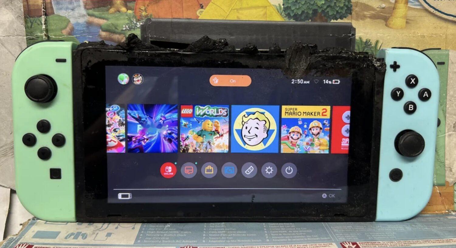 【一海外玩家的Switch在火灾中奇迹生还：主机仍可正常游玩】近日，有一位网友S