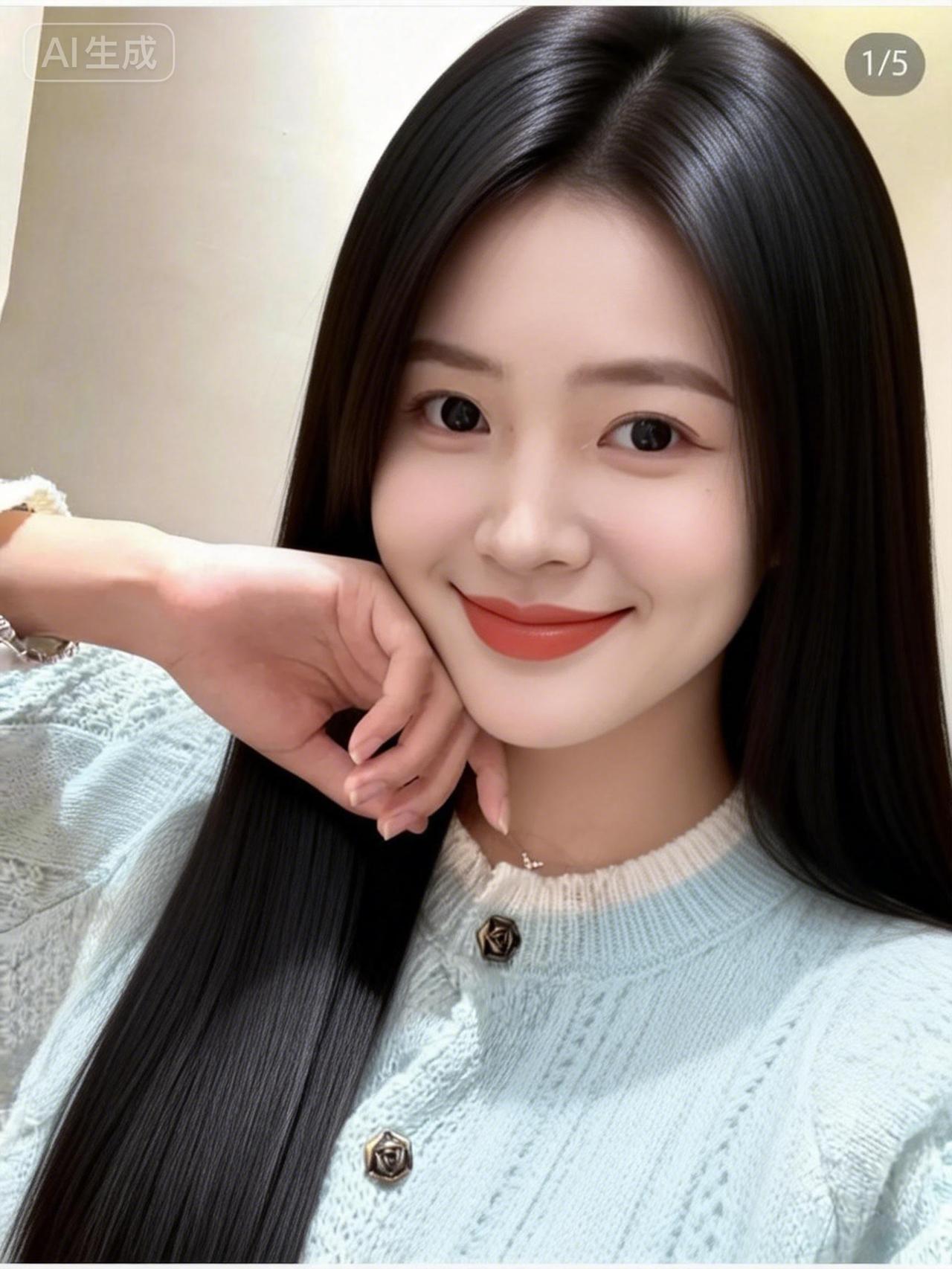 笑靥如花映窗纱，春风拂面意无涯。