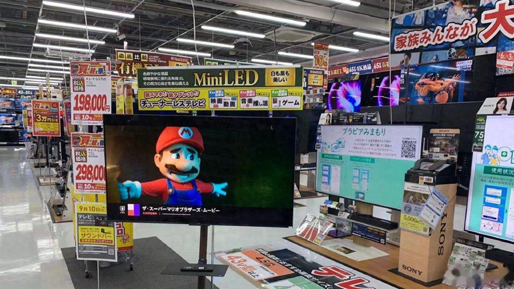 20年前, 还是松下索尼东芝主场的日本电视, 如今换了中国品牌
