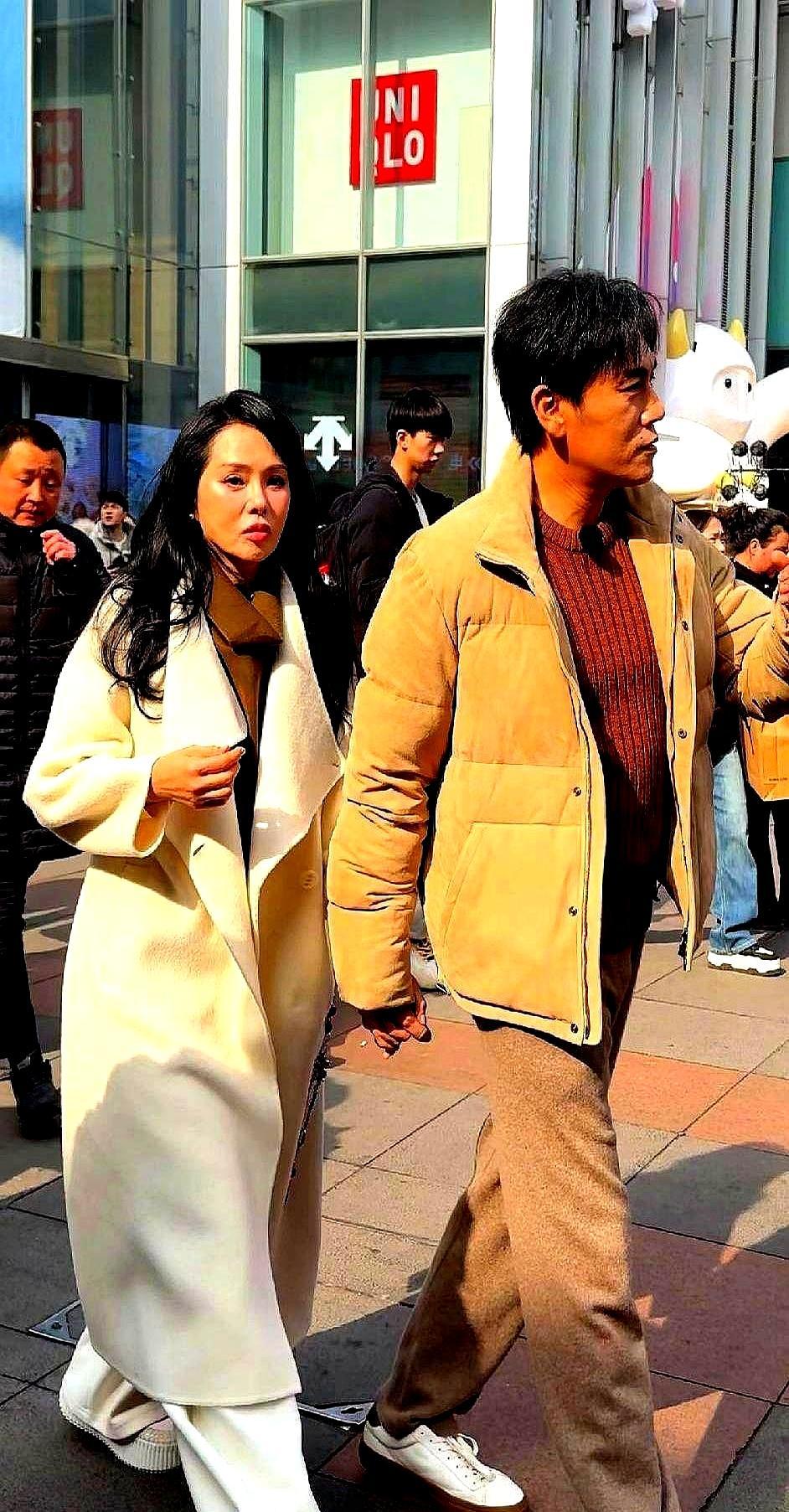 前一秒还是万众瞩目的春晚女星，下一秒就成了沈阳街头连大衣吊牌都没剪的普通媳妇，伊