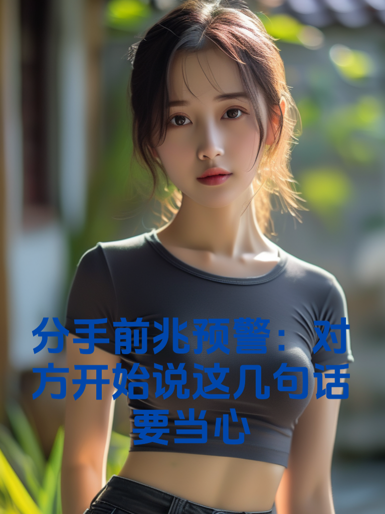 分手前兆预警：对方开始说这几句话要当心
