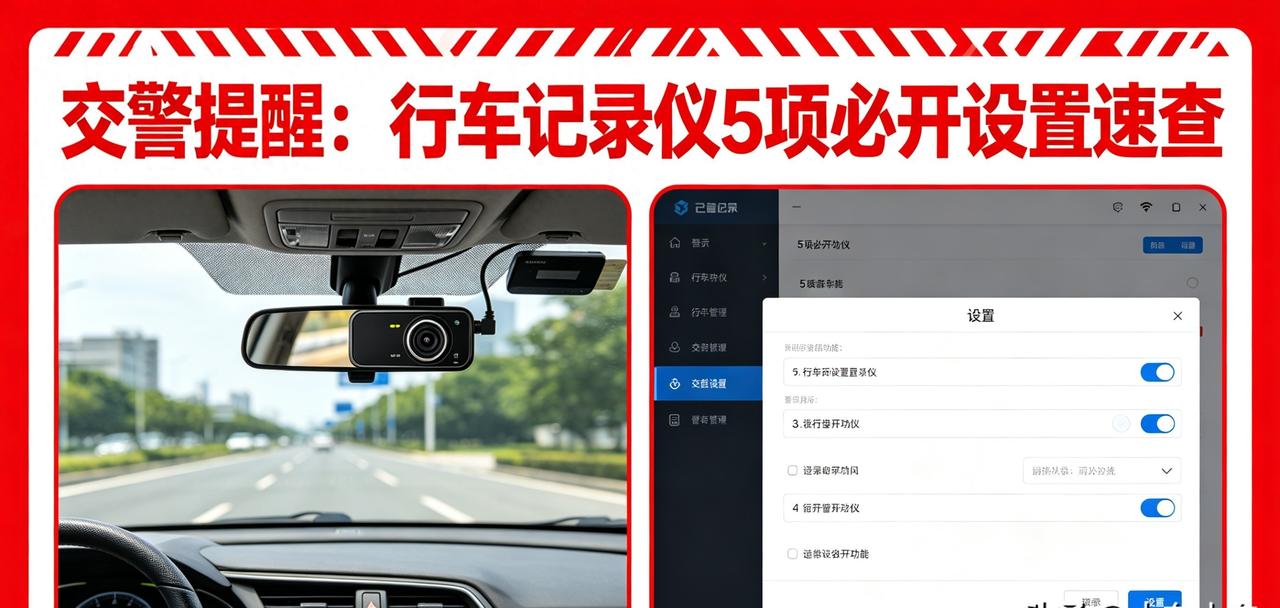前两天追尾，我信心满满调出记录仪，交警看了一眼说：“你这视频没用。”我当时就