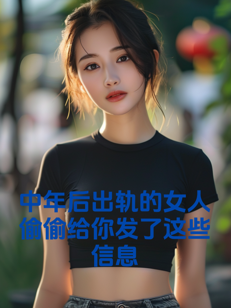 中年后出轨的女人，偷偷给你发了这些信息