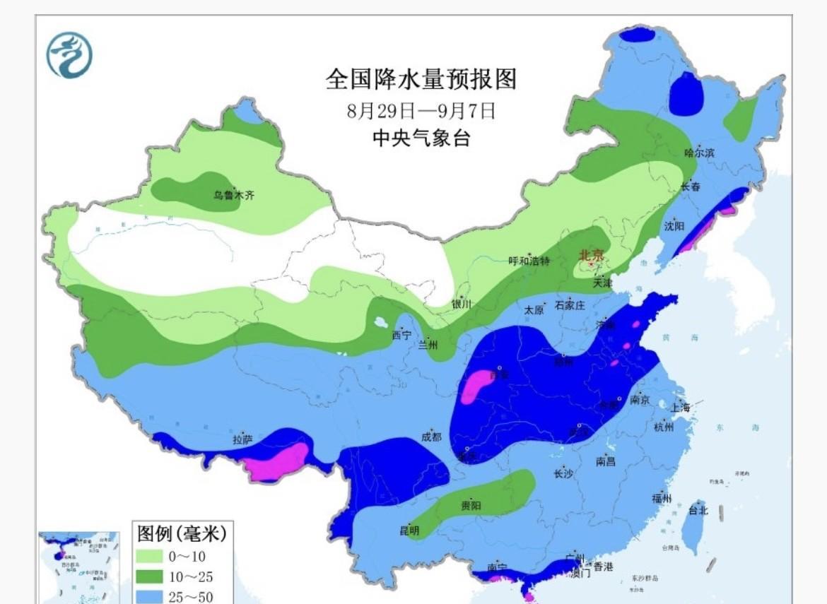 未来十天，副高南侧多气旋活动，路径偏西，受其影响，华南沿海地区累可达50～80毫