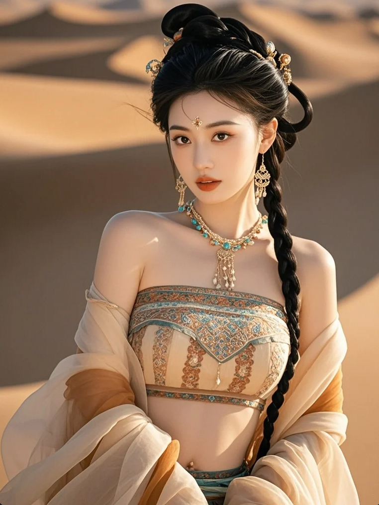把飞天壁画P成真人？这波操作太绝！