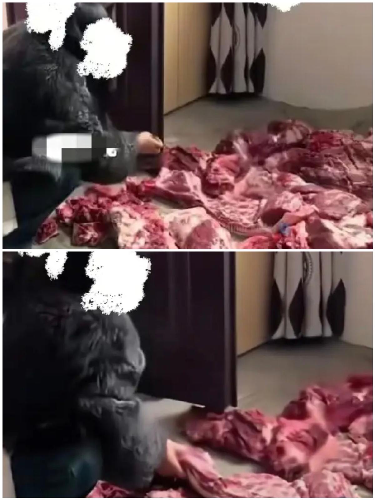 湖北，公婆辛苦养了一年多的猪，杀掉之后儿媳挑走了一多半的好肉，丈夫让她给猪苗的钱