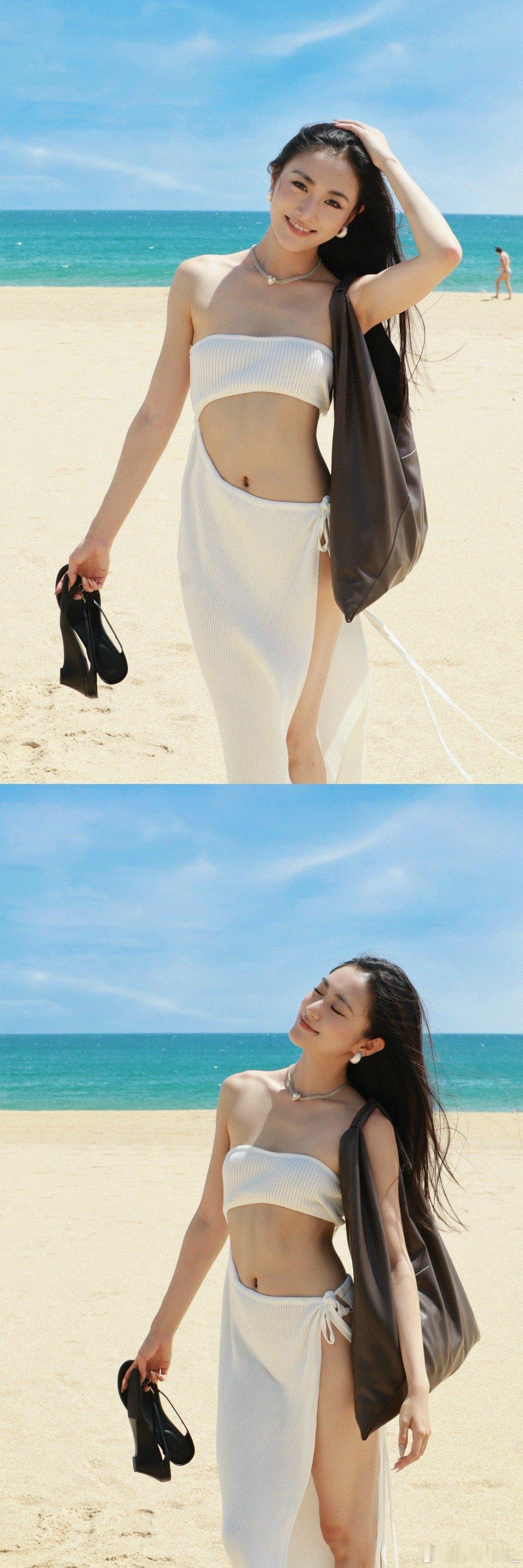 第一次穿上Bikini👙🤍🏝️​​​