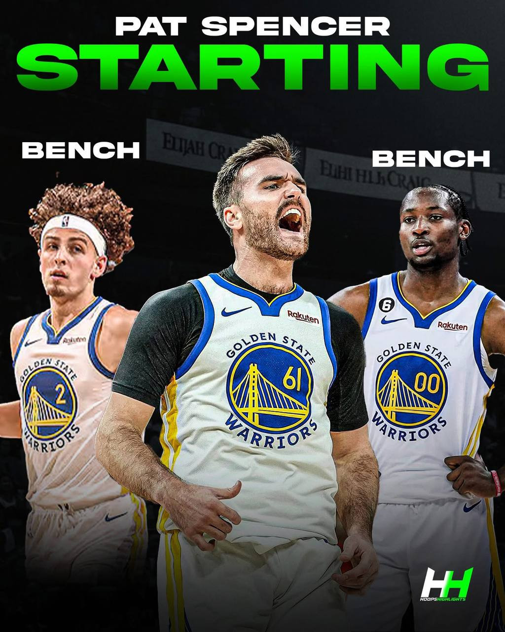 勇士变天！斯潘塞上位，普姐和库明加坐板凳！帕特·斯潘塞将正式上位，接管了勇士队的