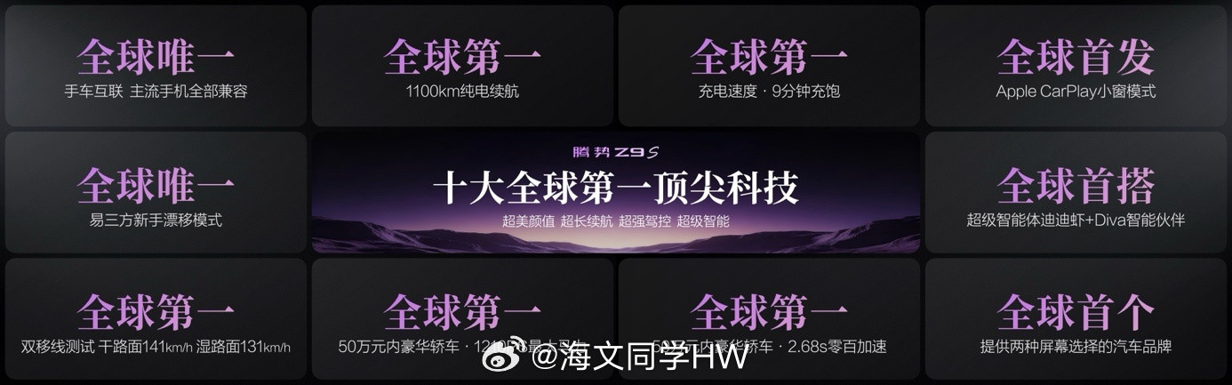 腾势Z9S开启预售，31.98万起售太有诚意！顶配CLTC续航1100km，9分