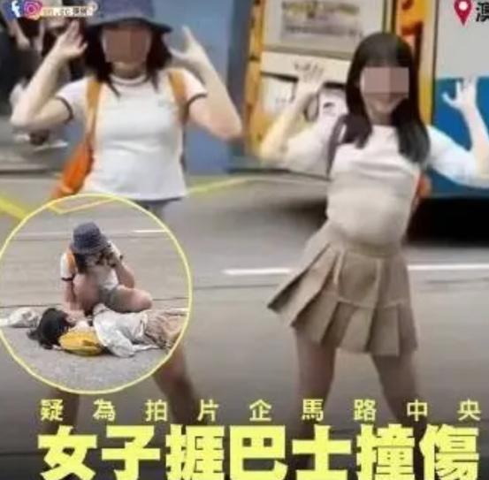 这是拿自己生命开玩笑啊，跑马路中央跳热舞，脑子咋想的？两名内地女子在澳门马路