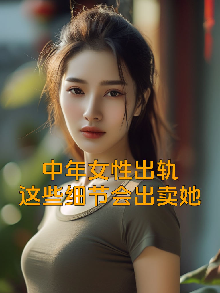 中年女性出轨，这些细节会出卖她