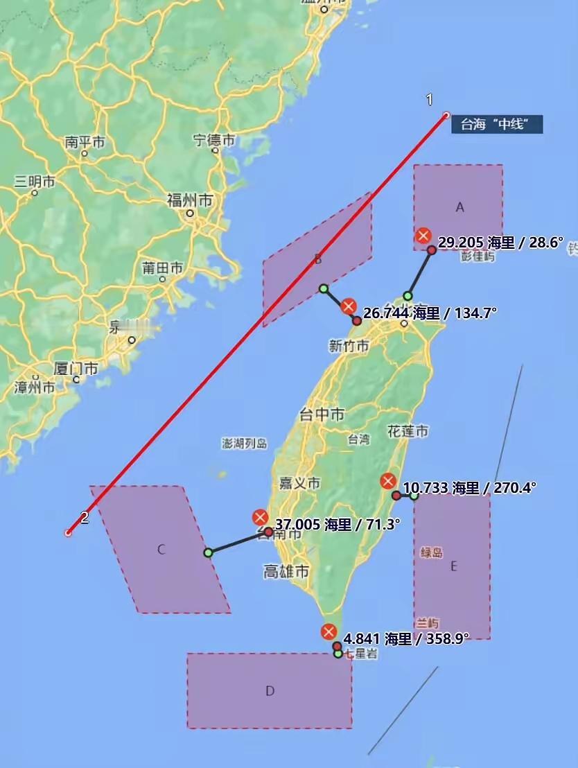 这次的对比图来了！真的是“越来越紧”。今年上半年的海峡雷霆没有公布区域图，但2