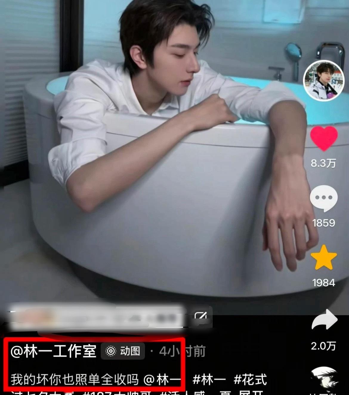 林一自己发的和工作室发的文案两极反差笑死我了哈哈哈哈哈哈哈​​​