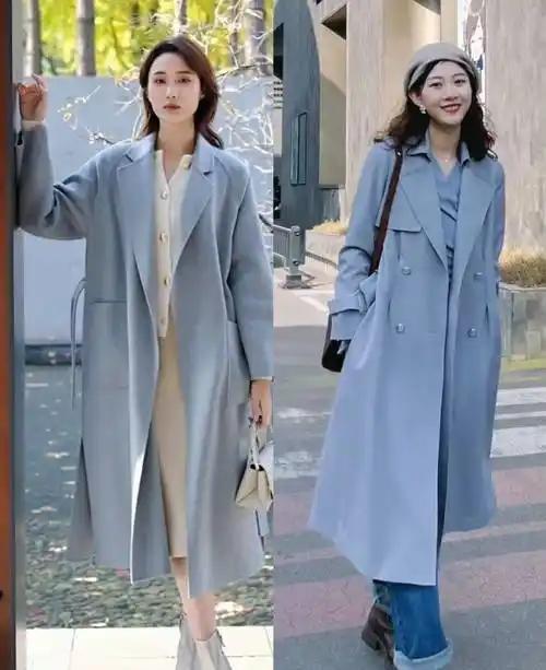 女性冬日穿搭一件好大衣就够了选大衣重质不重量版型很关键H型不挑身材拉长