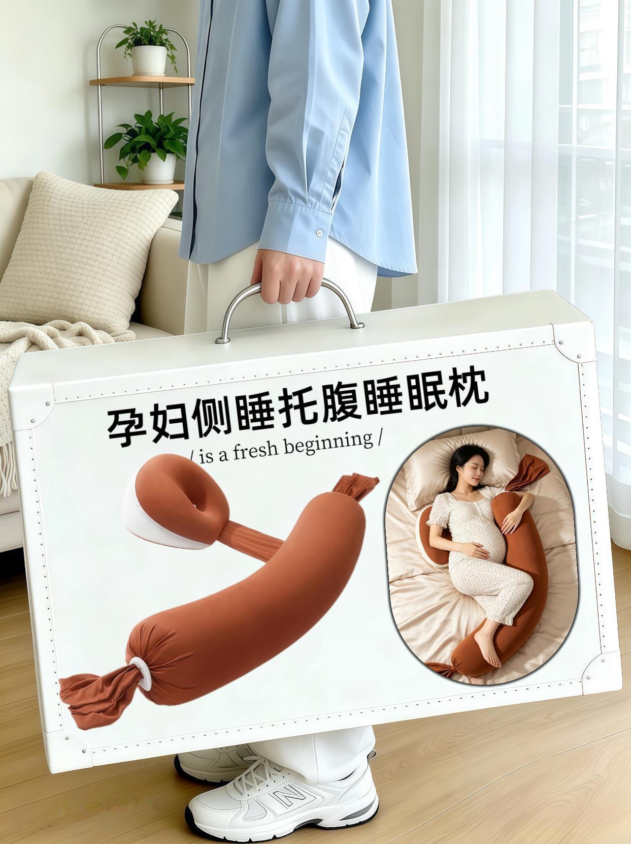 孕妇托腹枕侧睡枕懒人好物睡眠枕护腰枕