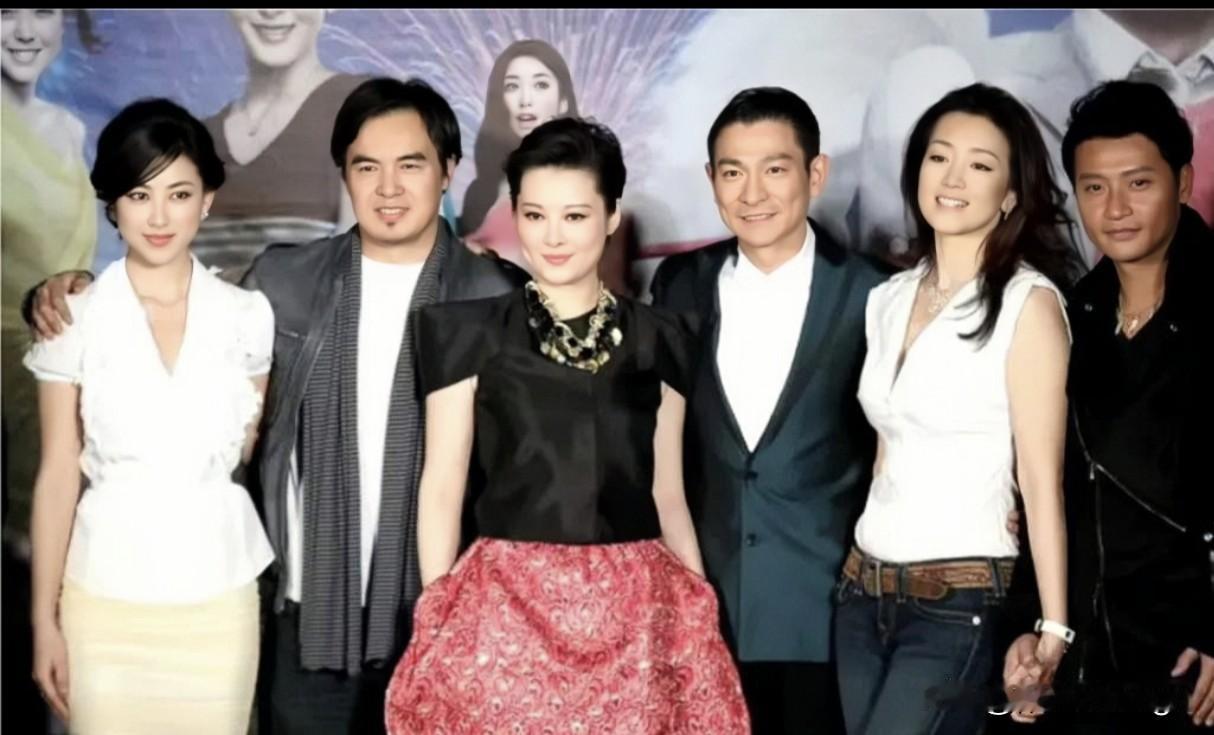 不同时代的三位大美女和三位超帅气的男明星的同框照，气场最强的竟是袁立！那时候
