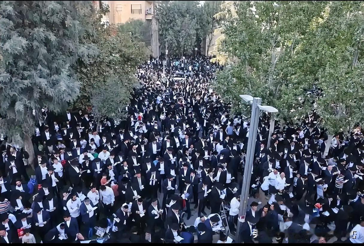 以色列爆发史诗级的抗议内塔尼亚胡现在是一个头两个大啊！约20万极端正统