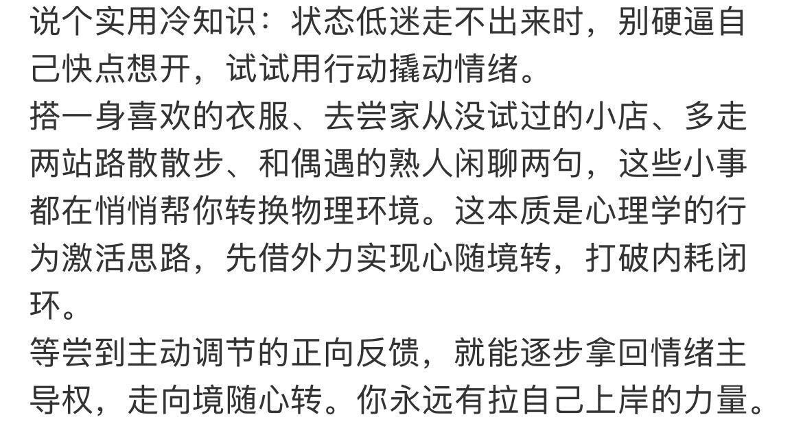 你永远有拉自己上岸的力量