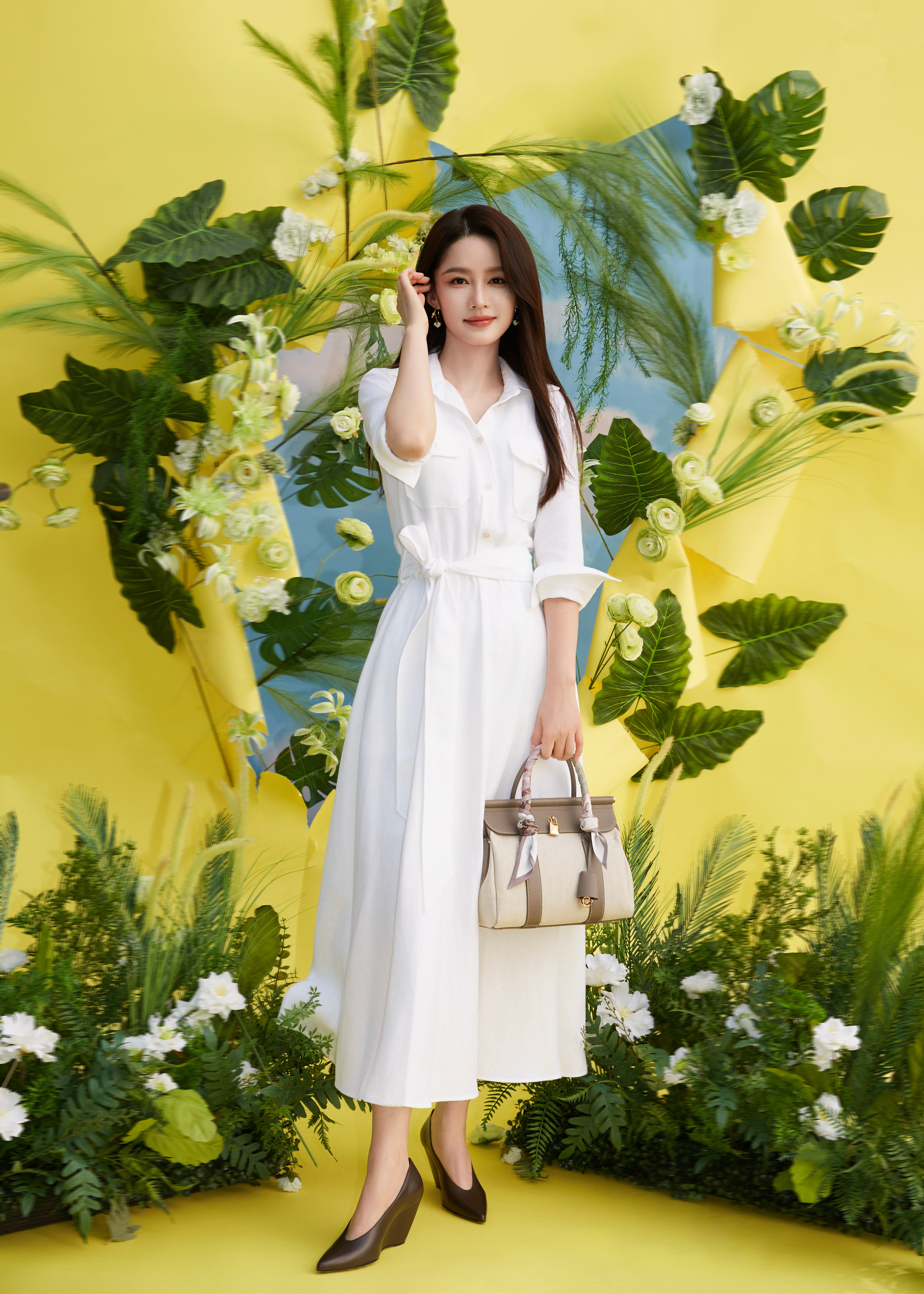 李沁美貌这一块李沁苏州活动晚宴生图