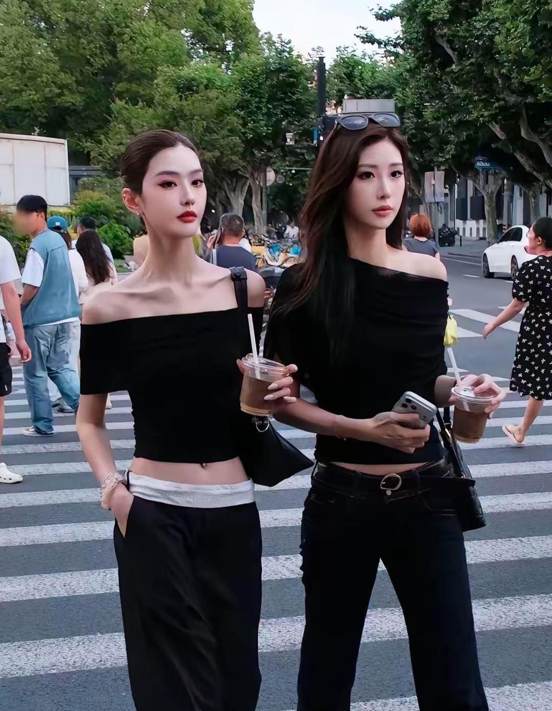 街头偶遇两位高颜值女生！多数男生都会望而却步。能鼓足勇气上前搭话的更是少数，换